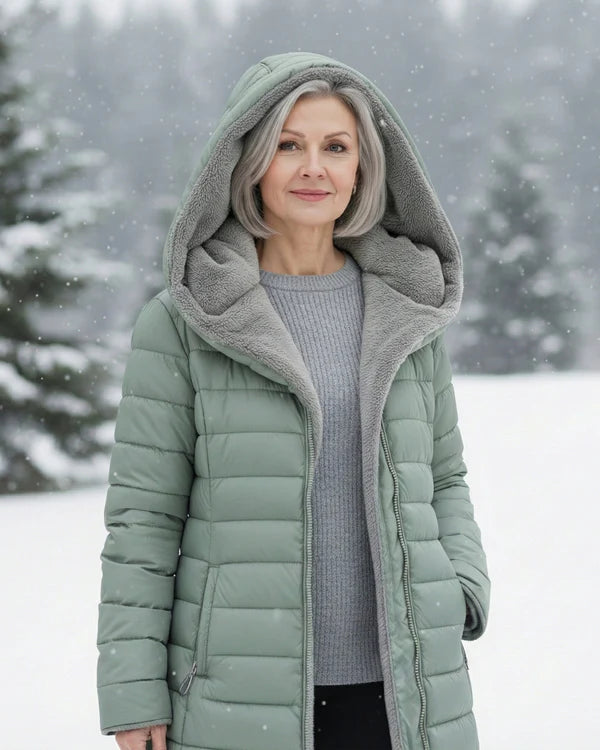 Clair | Pufferjas gevoerd met fleece