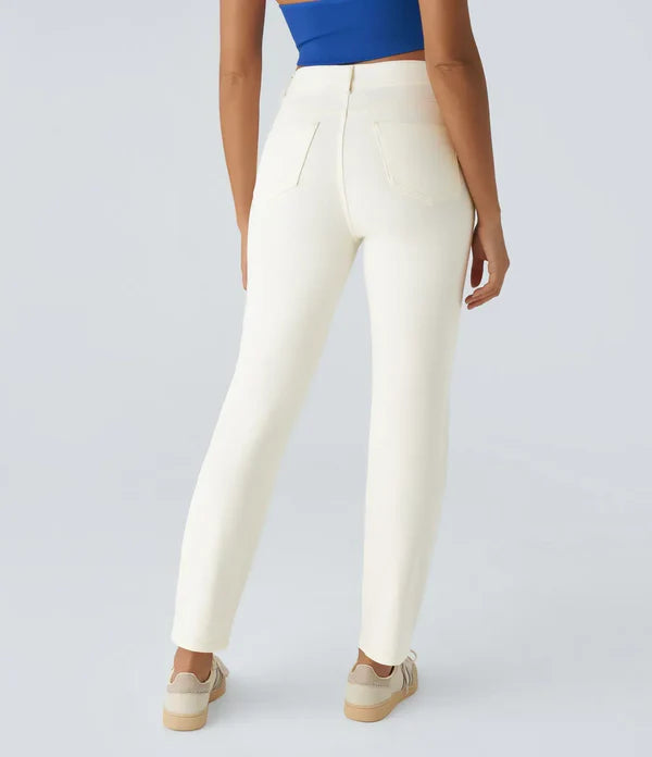 RAFFAELLA | Hoge Taille Ultra Comfortabele Broek met Casual Chic Stijl