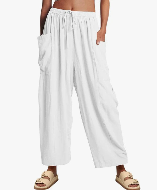 GABRIELLA | Zomerbroek met Wijde Pijpen voor Maximale Comfort en Elegante Dagstijl