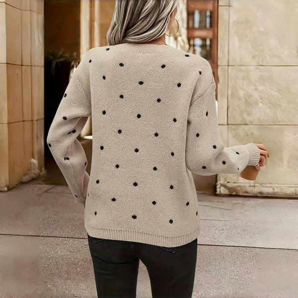 MARIT | Casual Damestrui met Comfortabele Pasvorm en Tijdloze Stipstijl