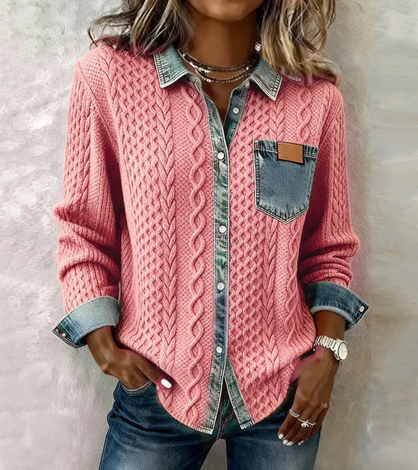 SANNE™ | Gebreide Top met Warm Comfort en Tijdloze Chic voor Elke Dag