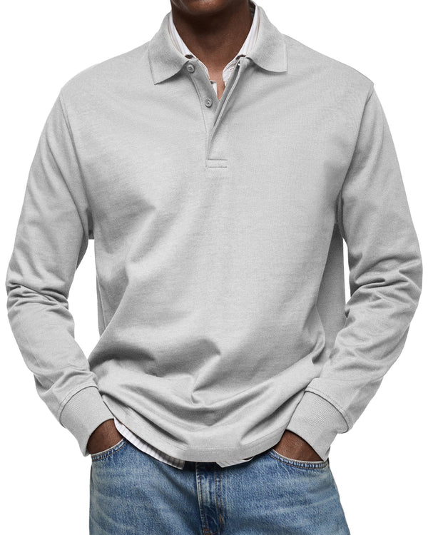 RIKO | Polo Lange Mouw - Comfortabel en Stijlvol