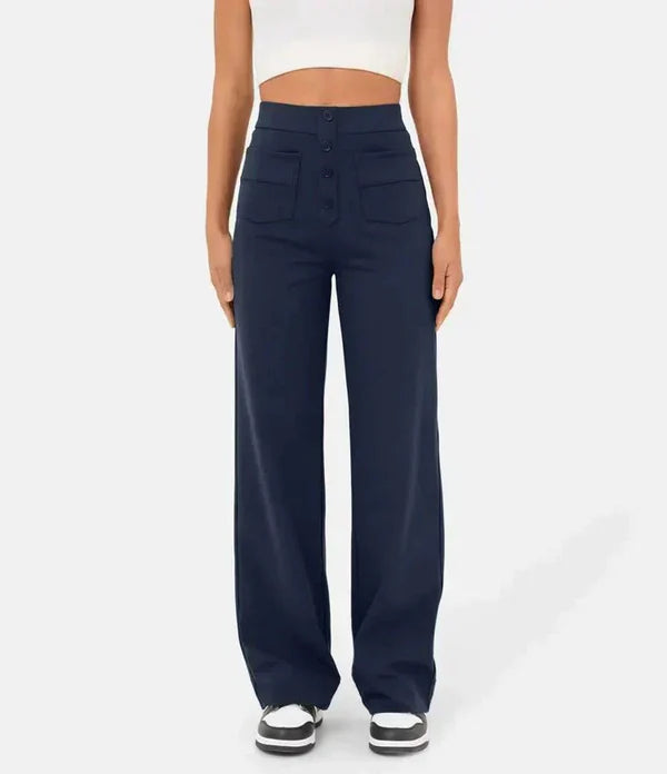 Hoge taille casual elastische broeken