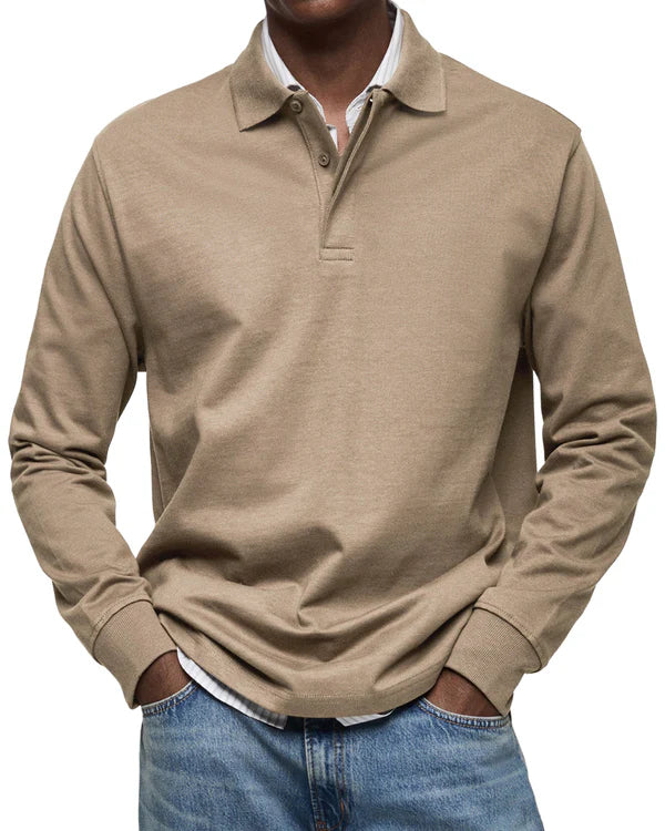 RIKO | Polo Lange Mouw - Comfortabel en Stijlvol