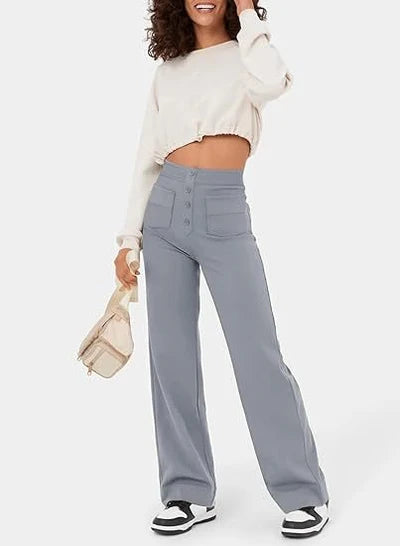 Hoge taille casual elastische broeken